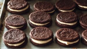 Chocolate Sandwich Cookies Recipe for Easy Homemade Dessert 1 Chocolate Sandwich Cookies Recipe for Easy Homemade Dessert - Chocolate Sandwich Cookies Dessert midia
