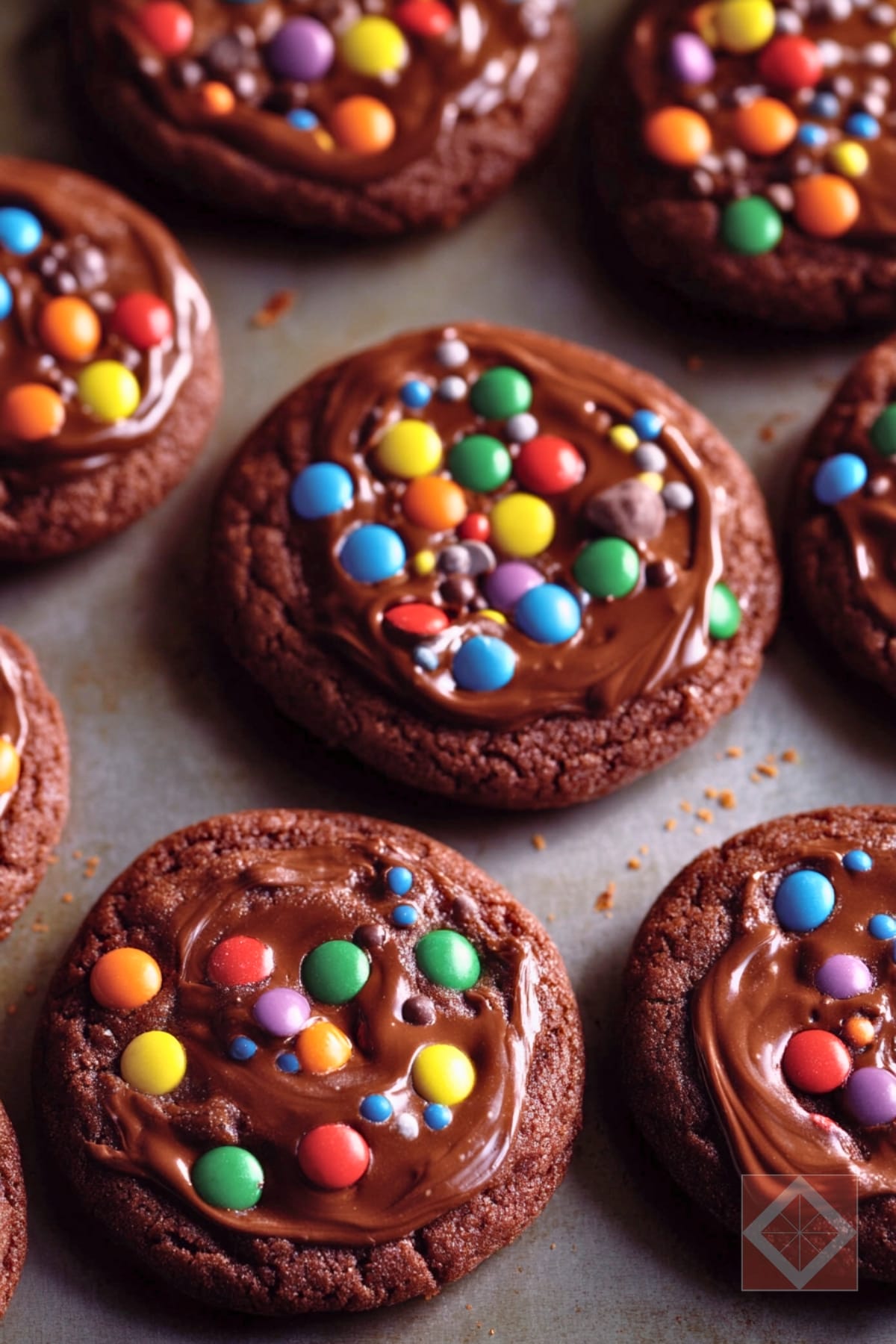 Cosmic Chocolate Cookies with a Twist 3 Cosmic Chocolate Cookies with a Twist - Cosmic Cookies Dessert pin 2 midia 1