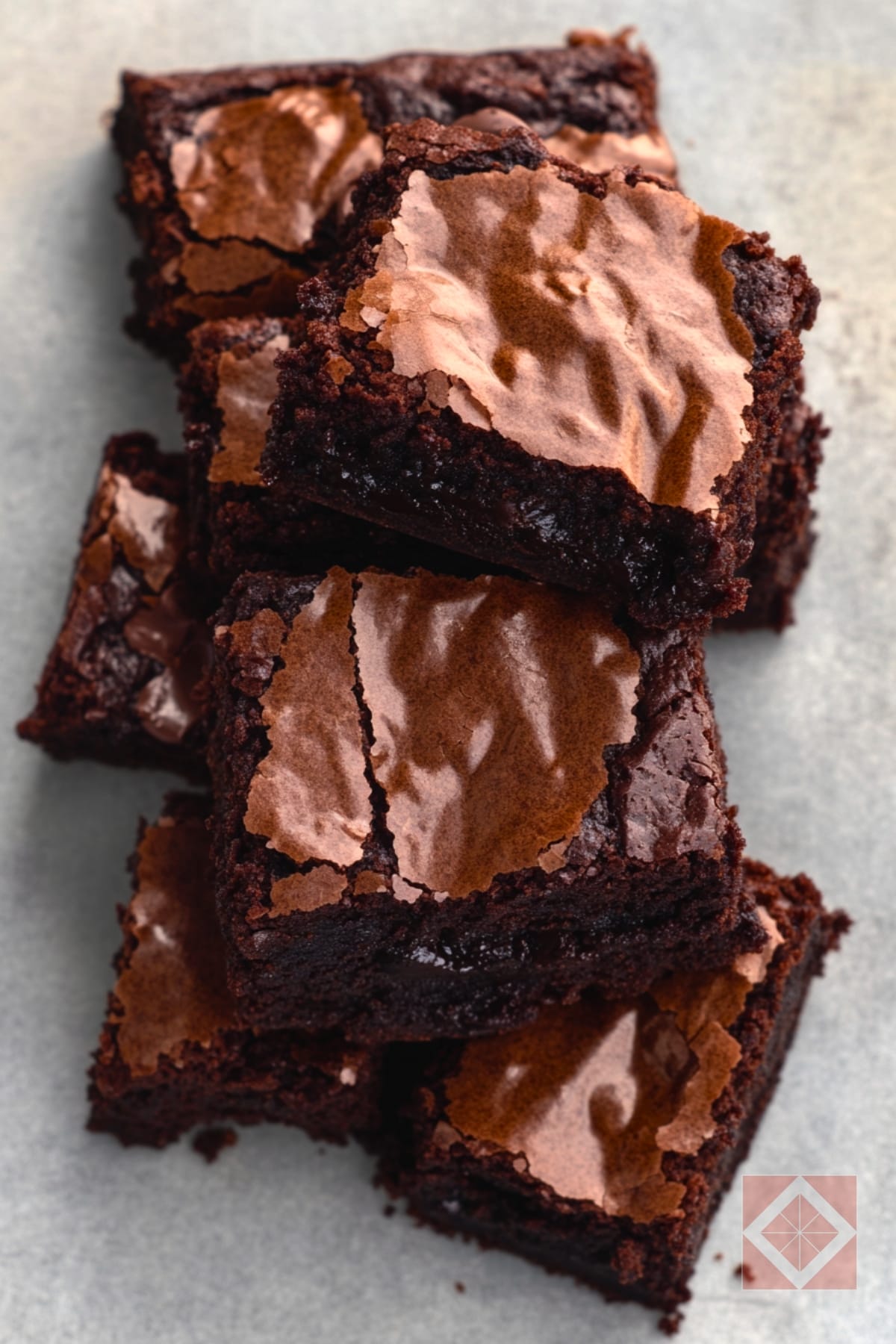Best Fudgy Crackle-Top Brownies 4 Best Fudgy Crackle-Top Brownies - Crackle Top Brownies Dessert pin 2 midia
