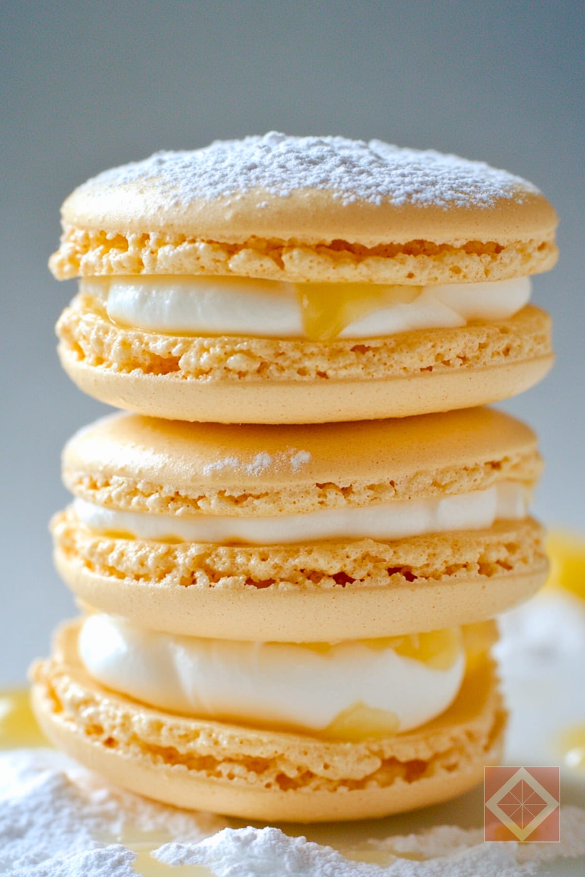 French-Inspired Lemon Meringue Pie Macarons 3 French-Inspired Lemon Meringue Pie Macarons - Lemon Meringue Pie Macarons pin 1 midia