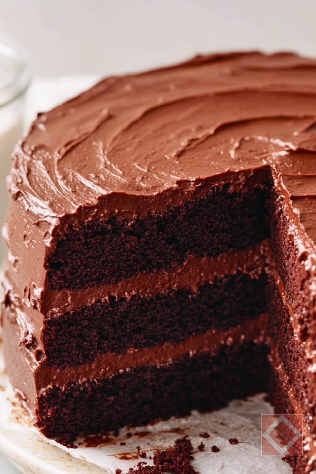 Matilda’s Chocolate Cake: Moist, Rich, & Irresistible 5 Matilda’s Chocolate Cake: Moist, Rich, & Irresistible - Matildas Chocolate Cake Recipe Dessert pin 3 midia