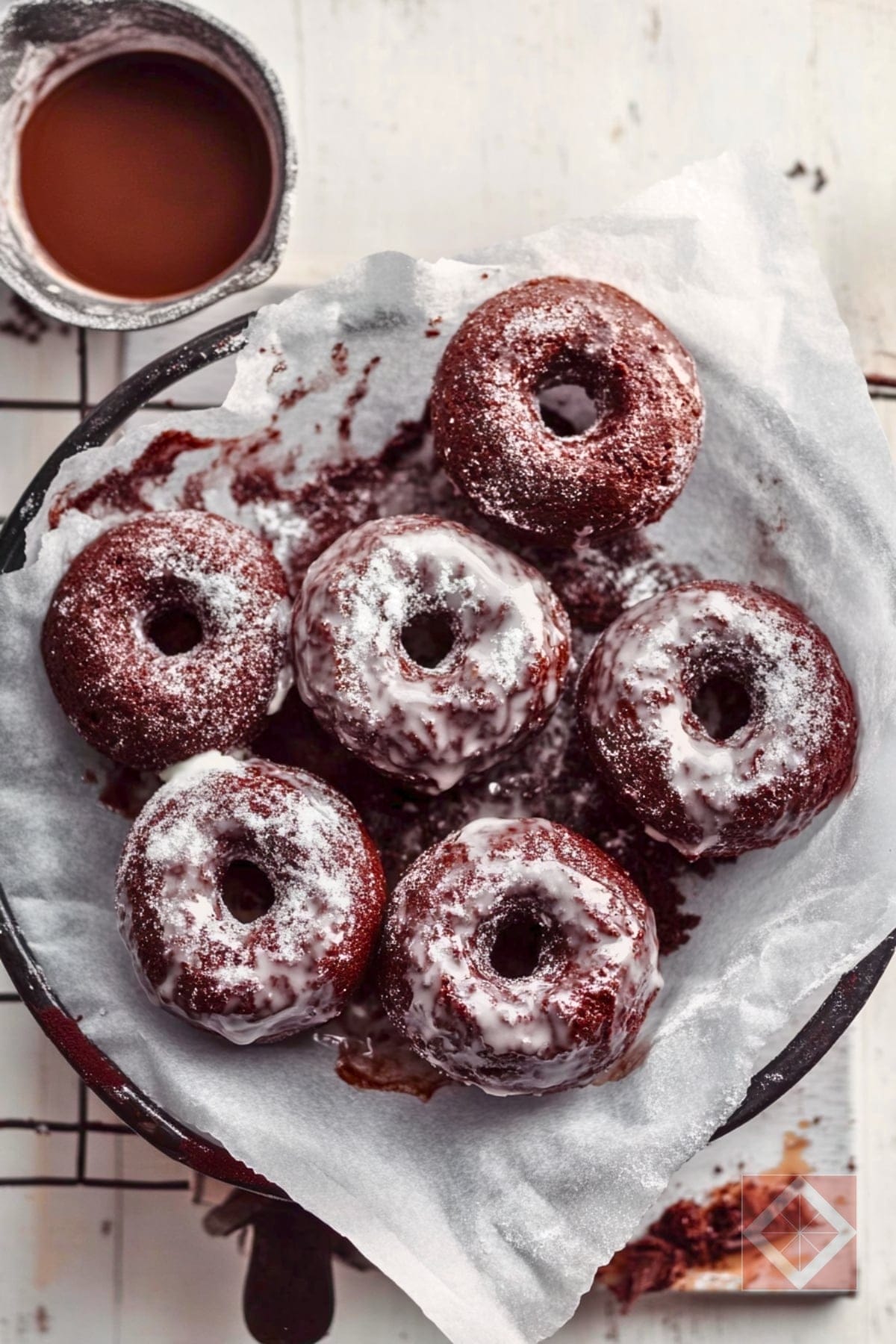 Old-Fashioned Chocolate Cake Donuts 3 Old-Fashioned Chocolate Cake Donuts - Old Fashioned Chocolate Cake Donuts Dessert pin 1 midia