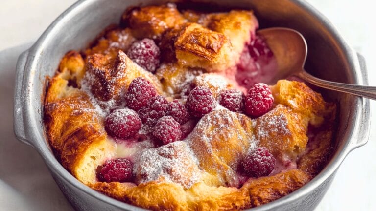 Raspberry Croissant Bread Pudding Recipe for Beginners 6 Raspberry Croissant Bread Pudding Recipe for Beginners - Raspberry Croissant Bread Pudding midia