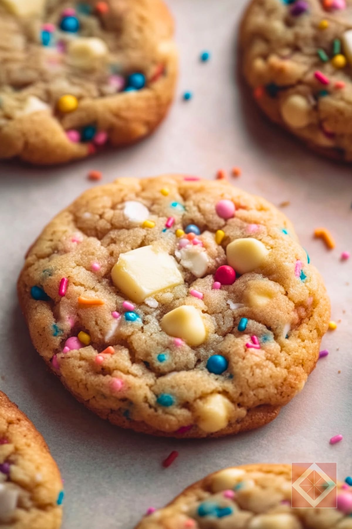 Unbirthday Cake Cookies: Colorful, Chewy, & Delicious 4 Unbirthday Cake Cookies: Colorful, Chewy, & Delicious - Unbirthday Cake Cookies Dessert pin 2 midia