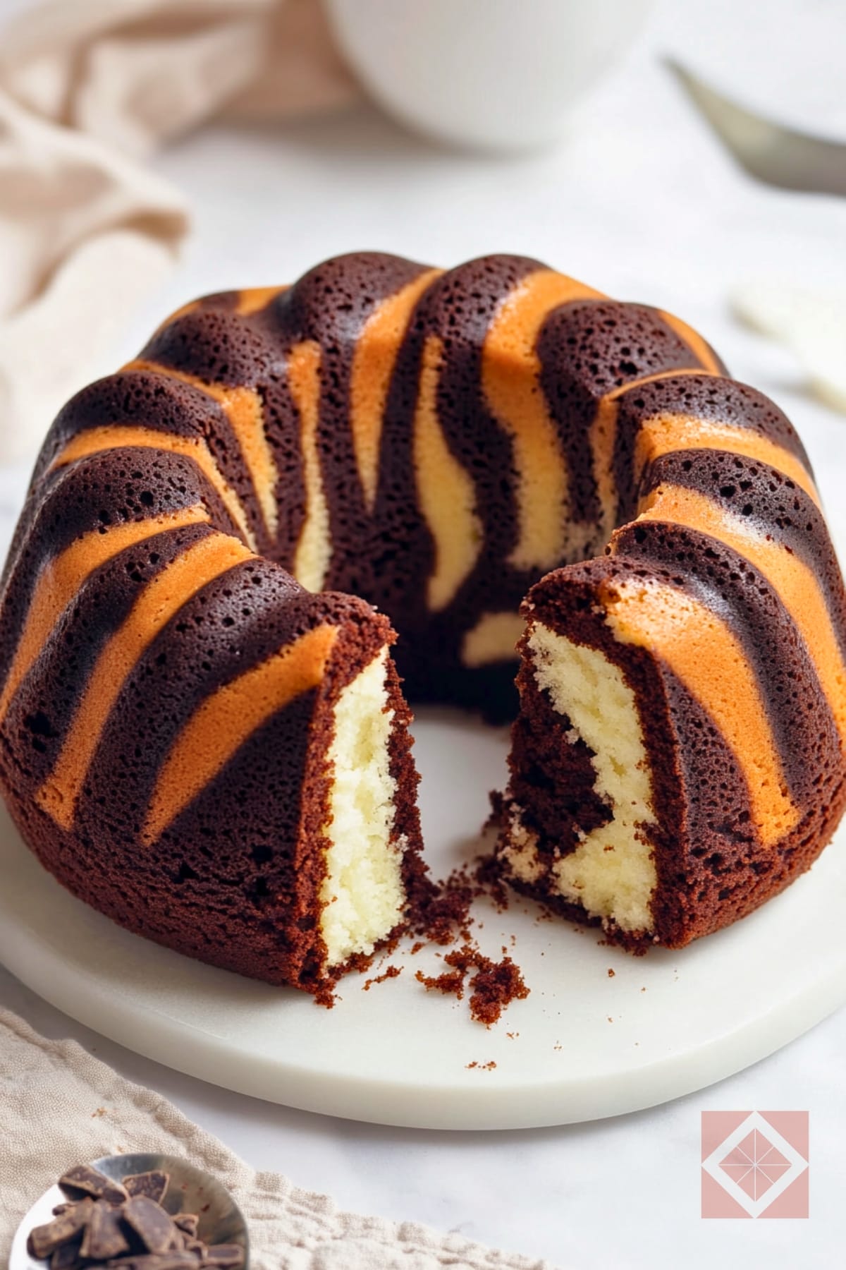 Stunning Zebra Bundt Cake for Your Dessert Recipes Collection 3 Stunning Zebra Bundt Cake for Your Dessert Recipes Collection - Zebra Bundt Cake Dessert pin 1 midia