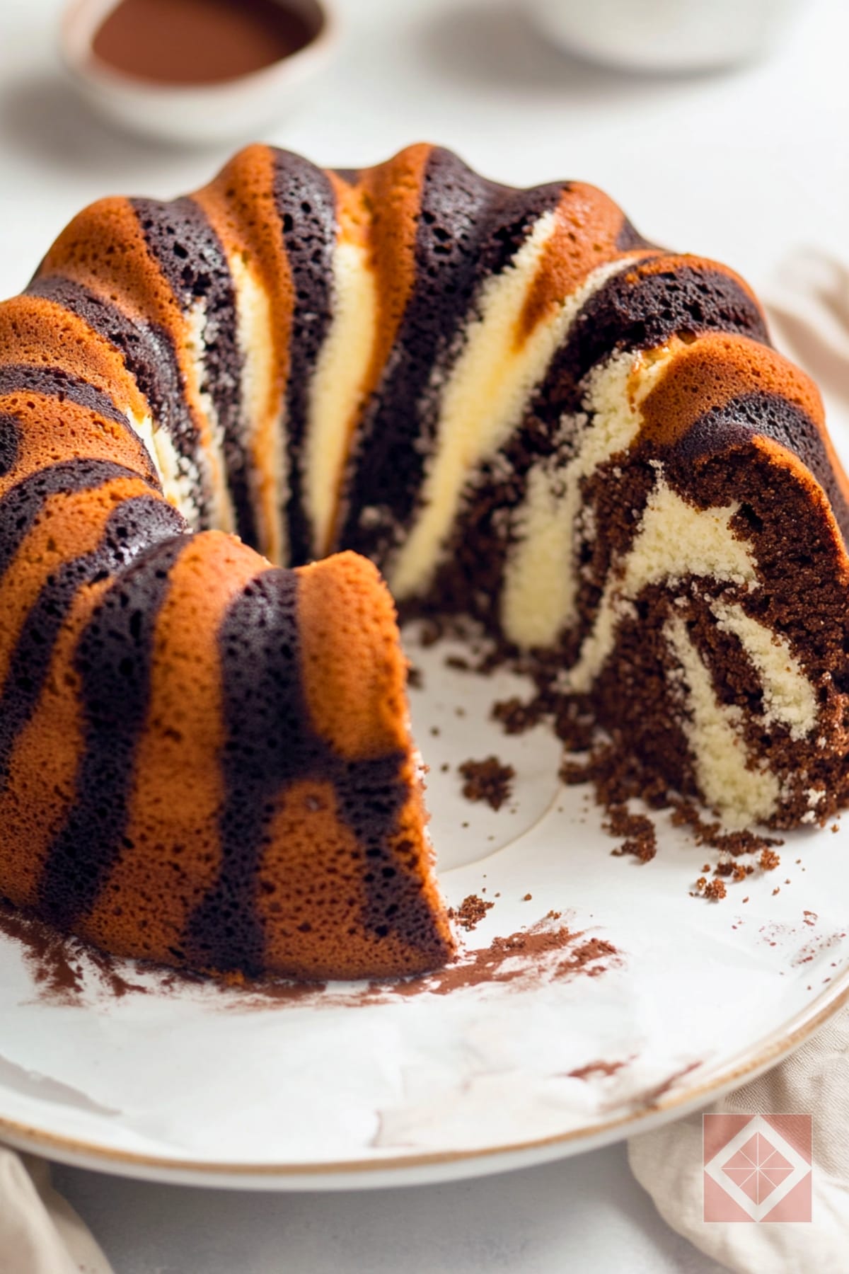 Stunning Zebra Bundt Cake for Your Dessert Recipes Collection 4 Stunning Zebra Bundt Cake for Your Dessert Recipes Collection - Zebra Bundt Cake Dessert pin 2 midia