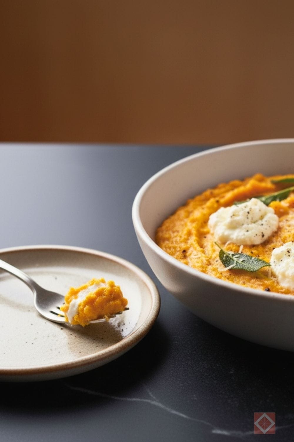 Indulgent Butternut Squash Polenta with a Crispy Sage Twist 3 Indulgent Butternut Squash Polenta with a Crispy Sage Twist - Butternut Squash Polenta 3