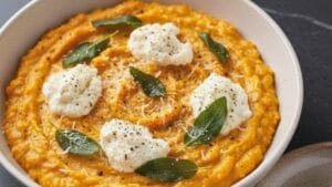 Indulgent Butternut Squash Polenta with a Crispy Sage Twist 1 Indulgent Butternut Squash Polenta with a Crispy Sage Twist - Butternut Squash Polenta