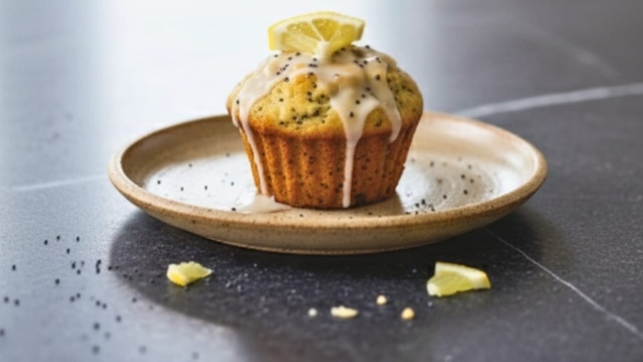 the lemon muffins you’ll actually make - chia lemon muffins
