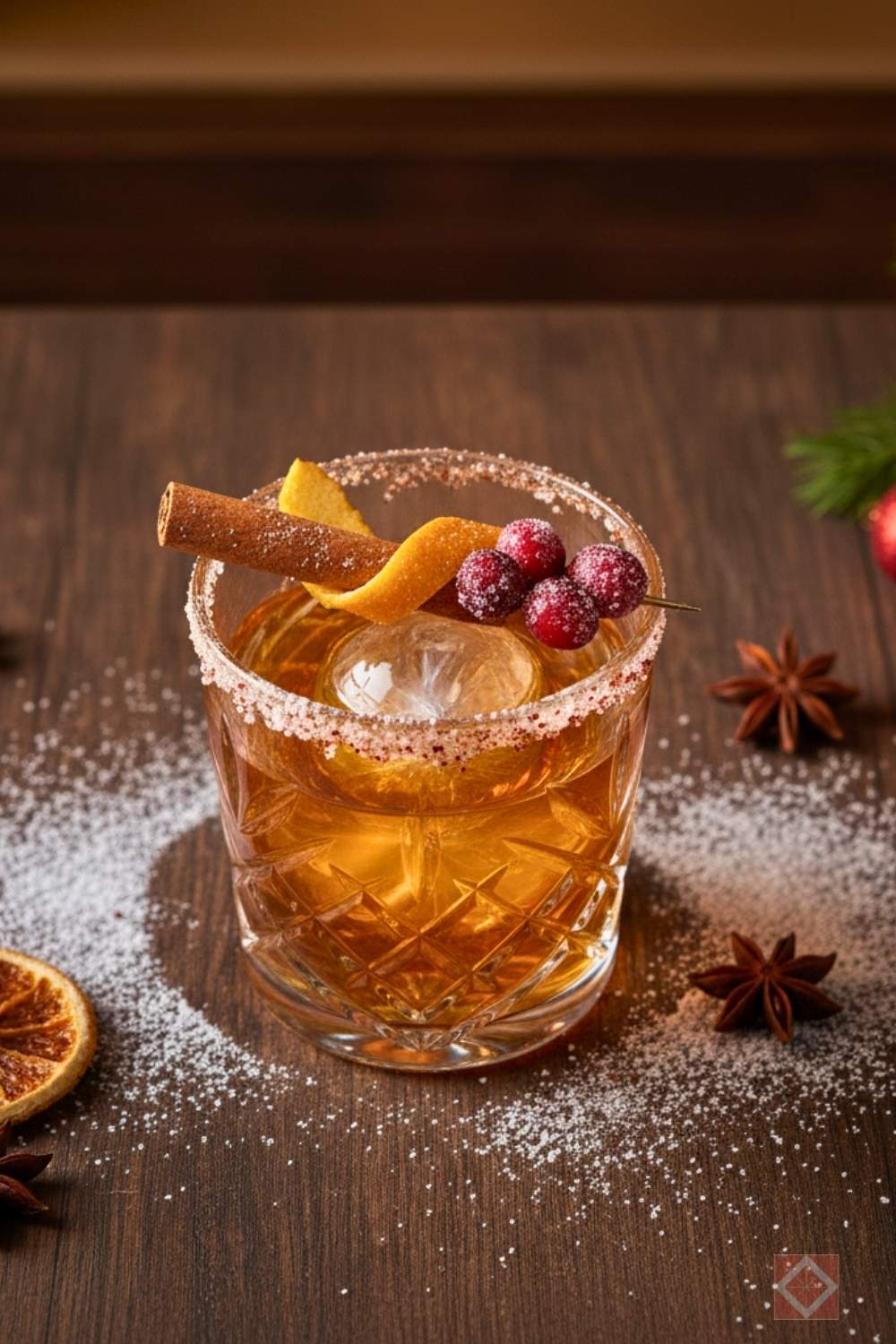 the perfect christmas old fashioned: a festive twist on a classic - christmas old fashioned 3