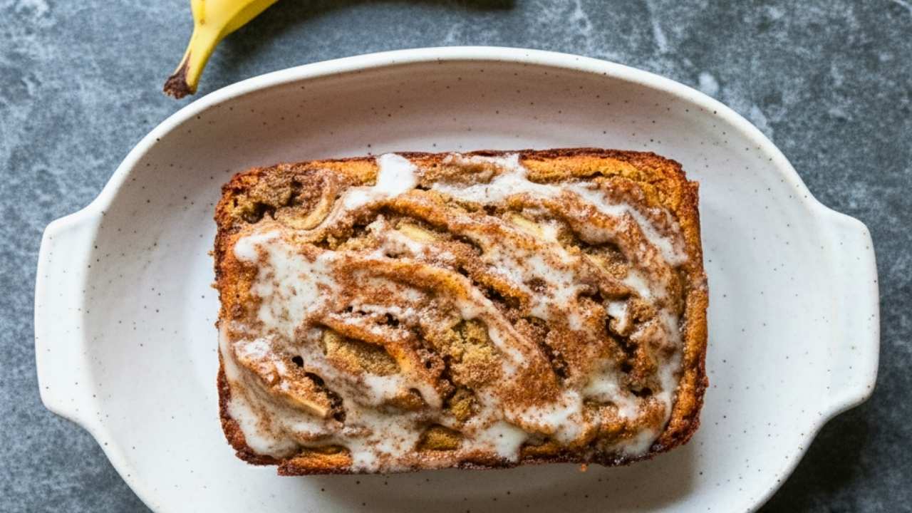 never gummy again: the banana bread doneness guide - cinnamon swirl banana bread 4