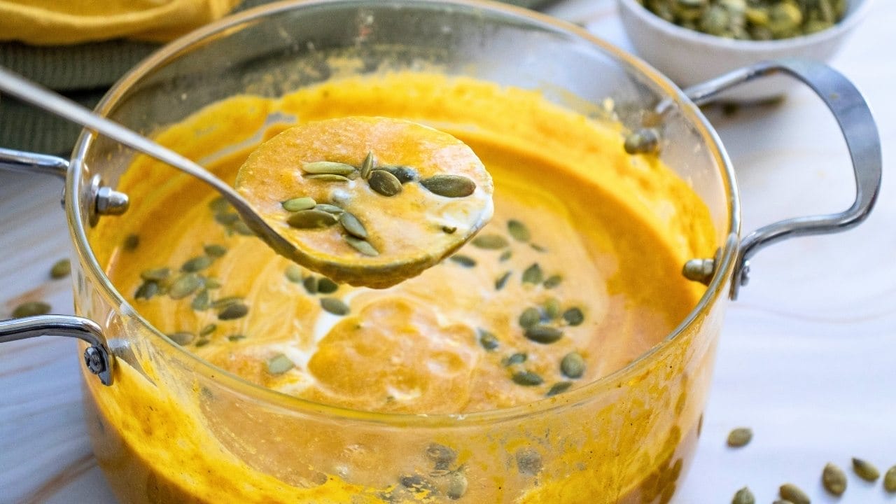 the creamy pumpkin soup everyone’s craving this fall - easy creamy pumpkin soup 4 1