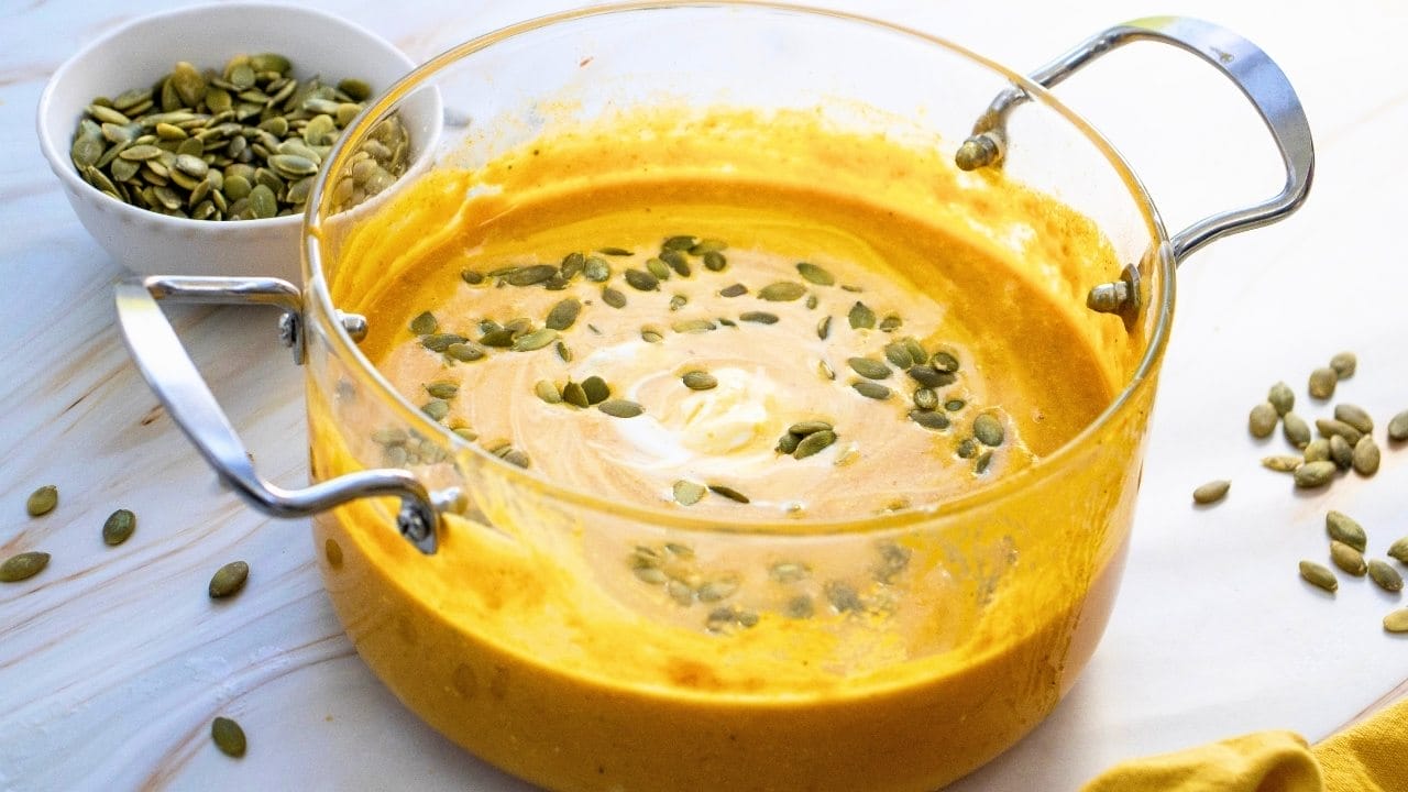 the creamy pumpkin soup everyone’s craving this fall - easy creamy pumpkin soup 5 1