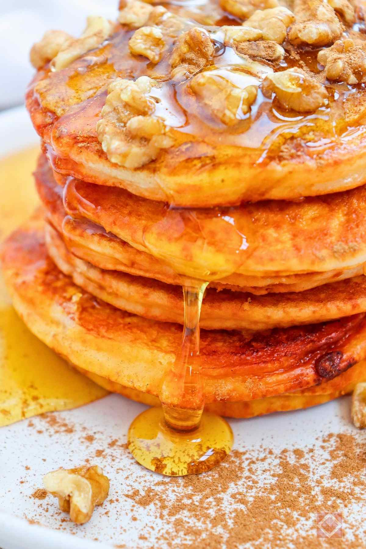 the easiest pumpkin pancake recipe (and why most turn out dense and raw) - easy mini pumpkin pancakes 2