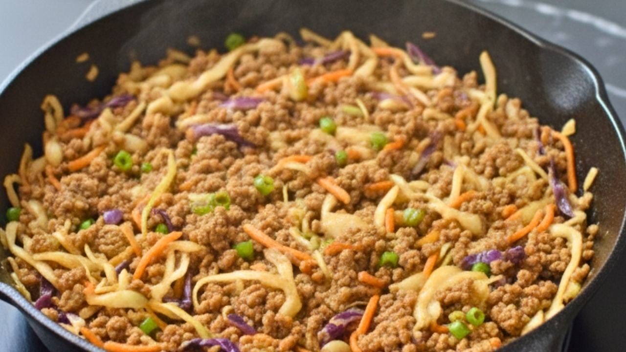 low calorie & carb egg roll in a bowl (that’s actually not bland) 4 low calorie & carb egg roll in a bowl (that’s actually not bland) - egg roll in a bowl 4