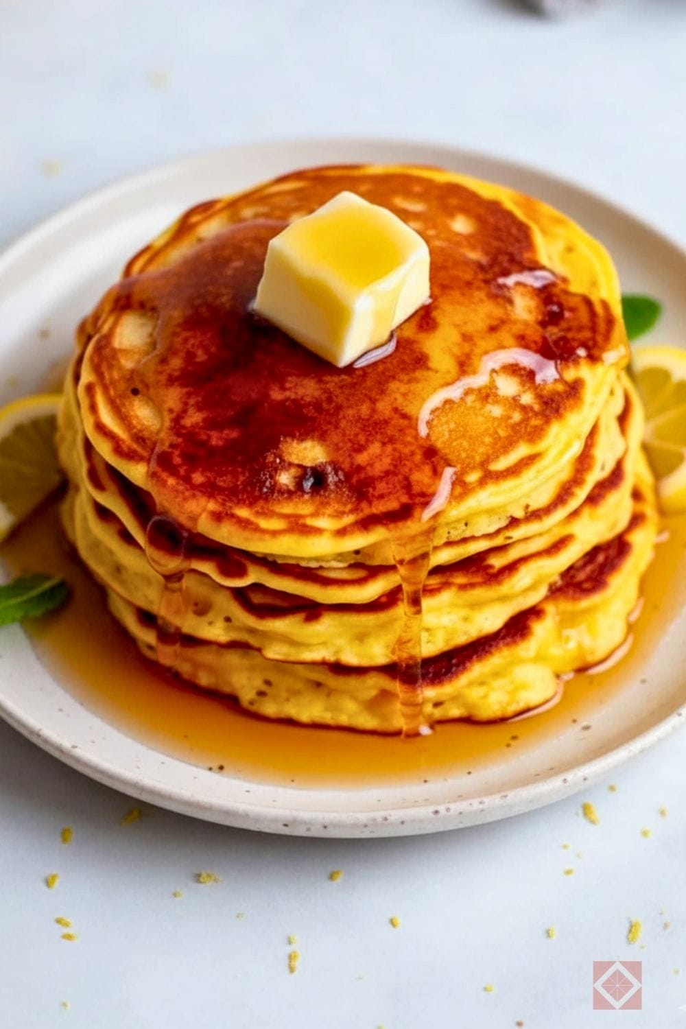fluffy lemon pancakes (protein-packed, freezer-friendly) 3 fluffy lemon pancakes (protein-packed, freezer-friendly) - fluffy lemon pancakes