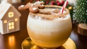 gingerbread white russian: the christmas cocktail that tastes like a cookie 1 gingerbread white russian: the christmas cocktail that tastes like a cookie - gingerbread white russian