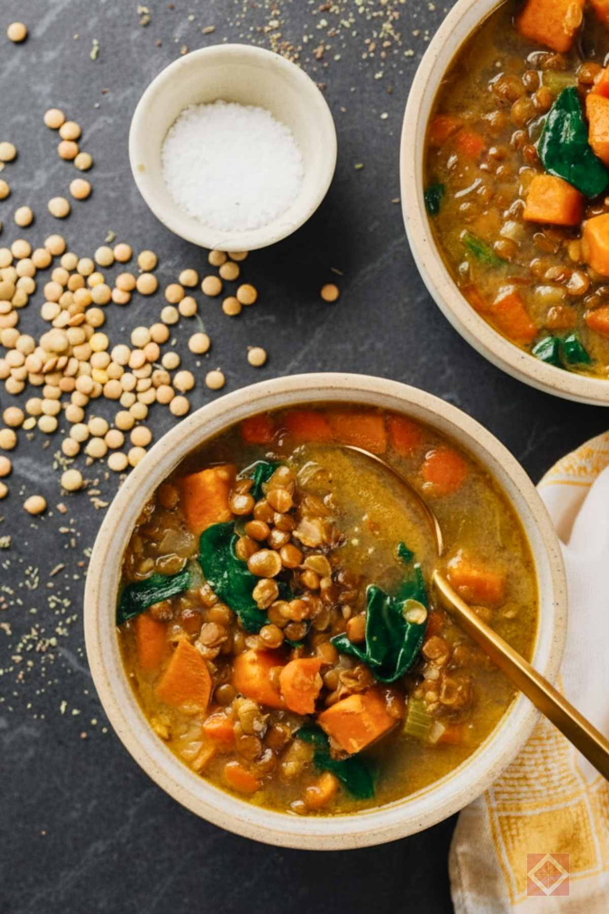 Easy DASH Diet Lentil & Sweet Potato Soup Recipe 2 Easy DASH Diet Lentil & Sweet Potato Soup Recipe - lentil sweet potato soup 2