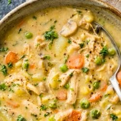 Delicious + Creamy Chicken Pot Pie Soup 4 Delicious + Creamy Chicken Pot Pie Soup - Creamy Chicken Pot Pie Soup