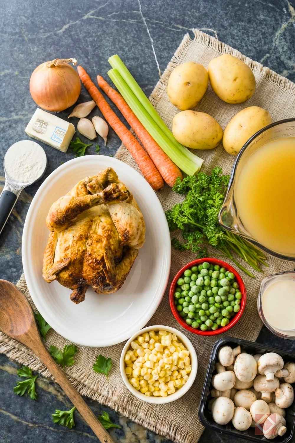 Delicious + Creamy Chicken Pot Pie Soup 3 Delicious + Creamy Chicken Pot Pie Soup - Creamy Chicken Pot Pie Soup 3