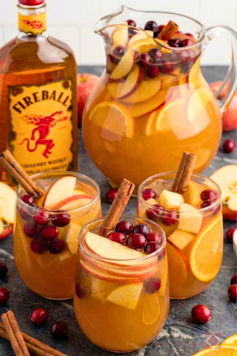 Fireball Apple Cider Sangria (The Perfect Sweater Weather Pitcher Drink) 2 Fireball Apple Cider Sangria (The Perfect Sweater Weather Pitcher Drink) - Fireball Apple Cider Sangria 2