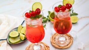 The Festive Holiday Shirley Temple (Kids & Adults Love It!) 1 The Festive Holiday Shirley Temple (Kids & Adults Love It!) - Shirley Temple mocktail