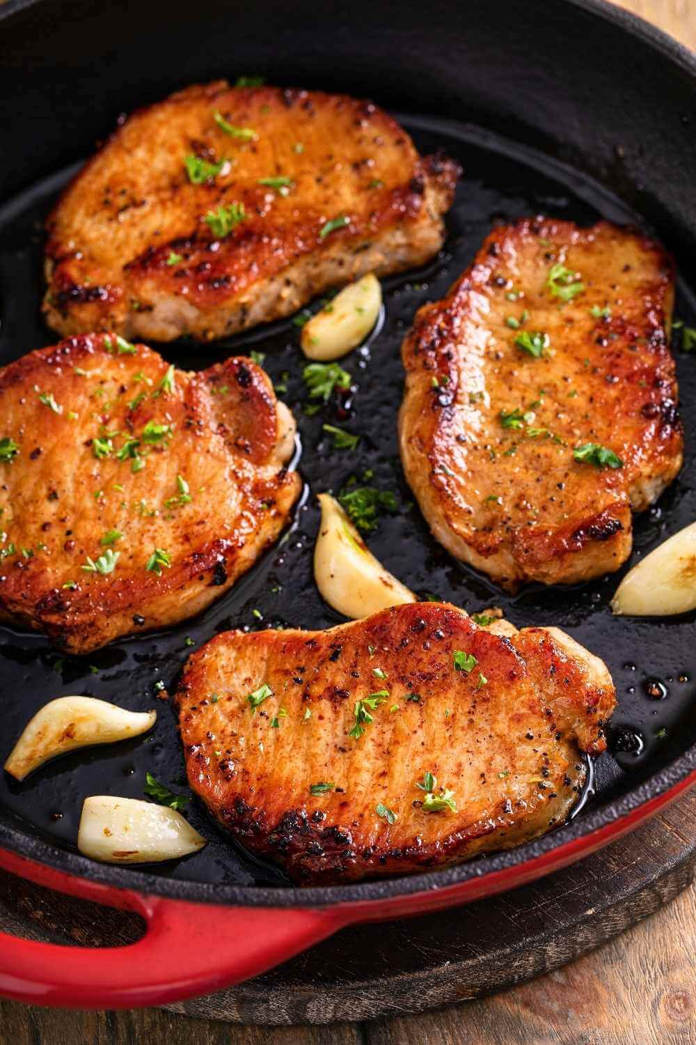 The Only Pan-Seared Pork Chops Recipe You'll Ever Need (Juicy Every Time) 5 The Only Pan-Seared Pork Chops Recipe You'll Ever Need (Juicy Every Time) - pork chops garlic butter s2270449193dnoh