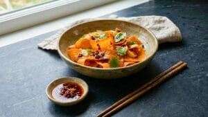 The Viral "Retinol Salad" Recipe (Spicy Sesame Carrot Ribbons That Actually Taste Good) 1 The Viral "Retinol Salad" Recipe (Spicy Sesame Carrot Ribbons That Actually Taste Good) - retinol salad