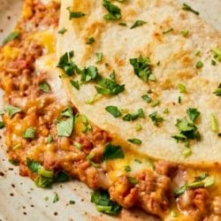 Irresistible Crunchy Bean & Cheese Taco-Dillas 4 Irresistible Crunchy Bean & Cheese Taco-Dillas - Bean Cheese Taco Dillas scaled