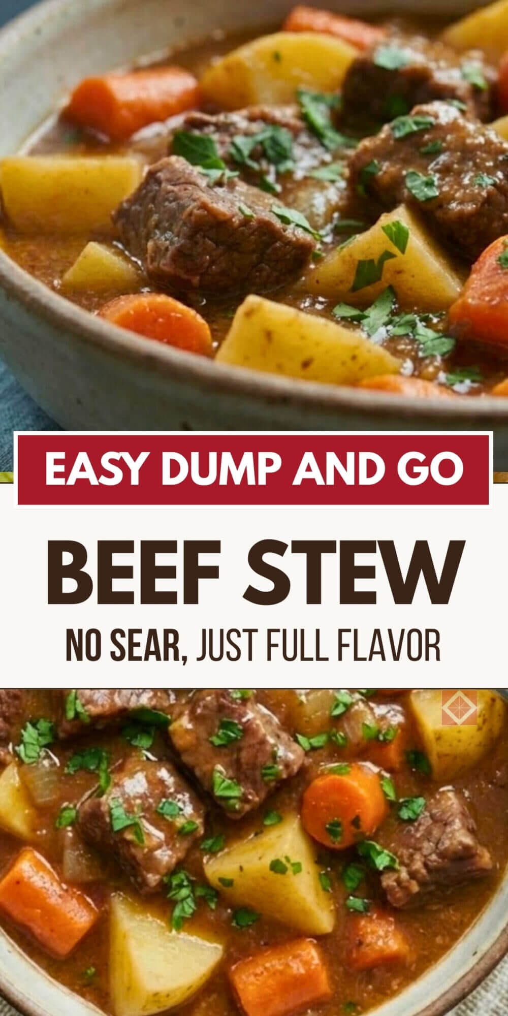No Sear Dump and Go Beef Stew 5 No Sear Dump and Go Beef Stew - No Sear Slow Cooker Beef Stew dump and go 4