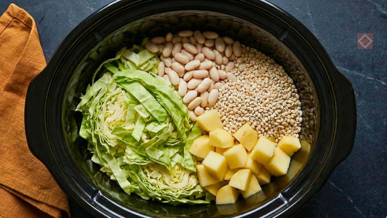 Irish White Bean Stew, Dump and Go 5 Irish White Bean Stew, Dump and Go - Slow Cooker Irish White Bean Cabbage Stew dump and go 3