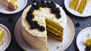 Luscious Pistachio Layer Cake 1 Luscious Pistachio Layer Cake - Pistachio Layer Cake