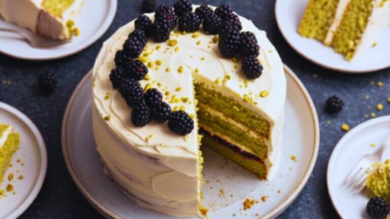 Luscious Pistachio Layer Cake 6 Luscious Pistachio Layer Cake - Pistachio Layer Cake
