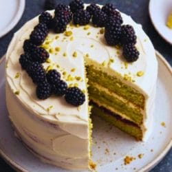 Luscious Pistachio Layer Cake 4 Luscious Pistachio Layer Cake - Pistachio Layer Cake scaled