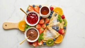 Easy Crepe Charcuterie Board Idea 1 Easy Crepe Charcuterie Board Idea - crepe board 3