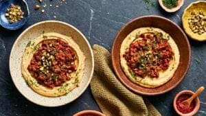 Easy Lamb Hummus Bowls with a Mediterranean Twist - Easy Lamb and hummus bowls recipe