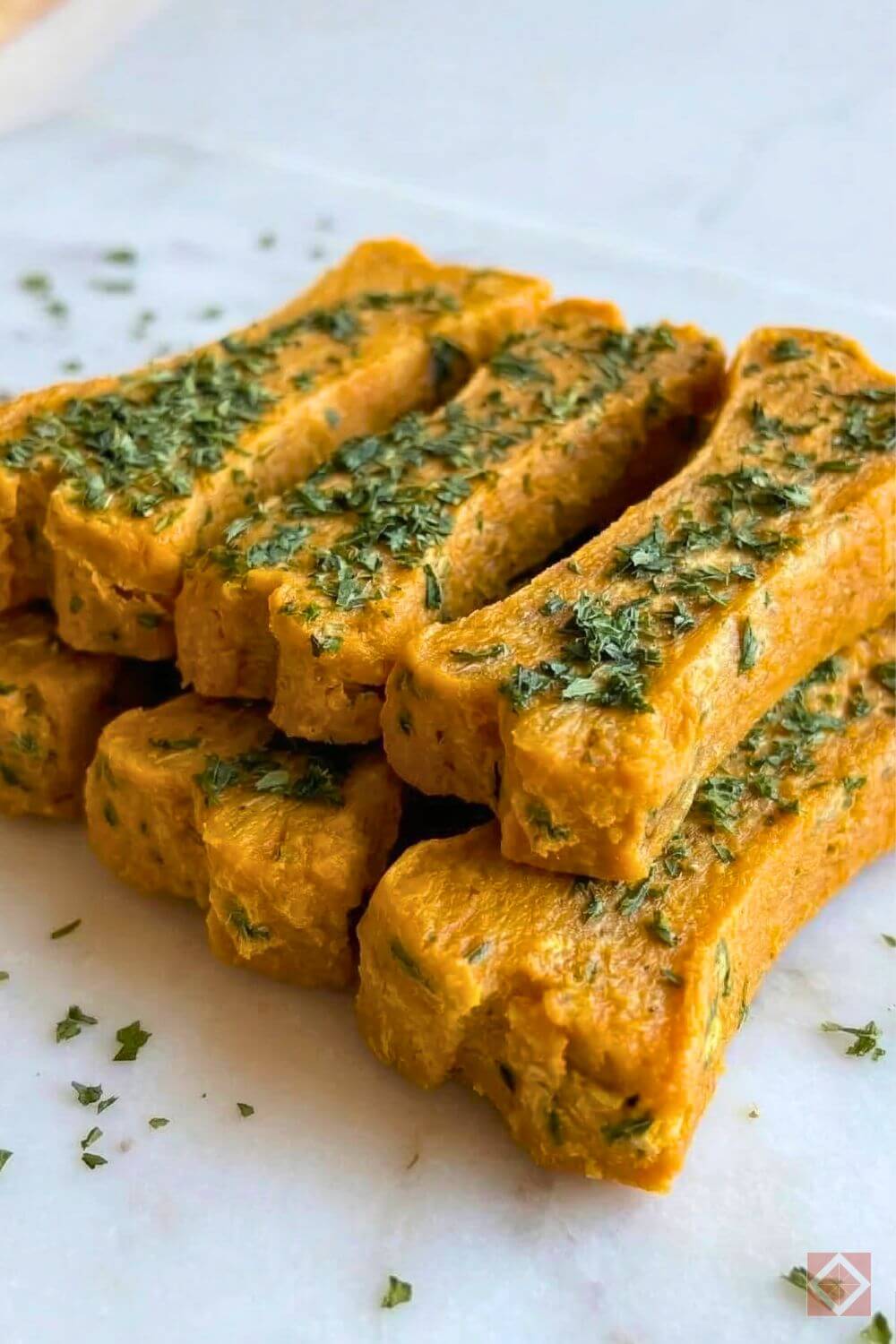 Parsley & Sweet Potato Treats for Happy Dogs 3 Parsley & Sweet Potato Treats for Happy Dogs - Homemade Sweet Potato Parsley Dog Treats 3