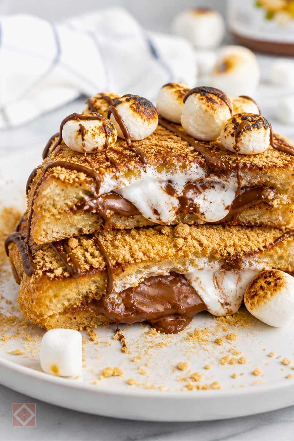 High-Protein Nutella S’mores French Toast 3 High-Protein Nutella S’mores French Toast - High Protein nutella Smores French Toast 2