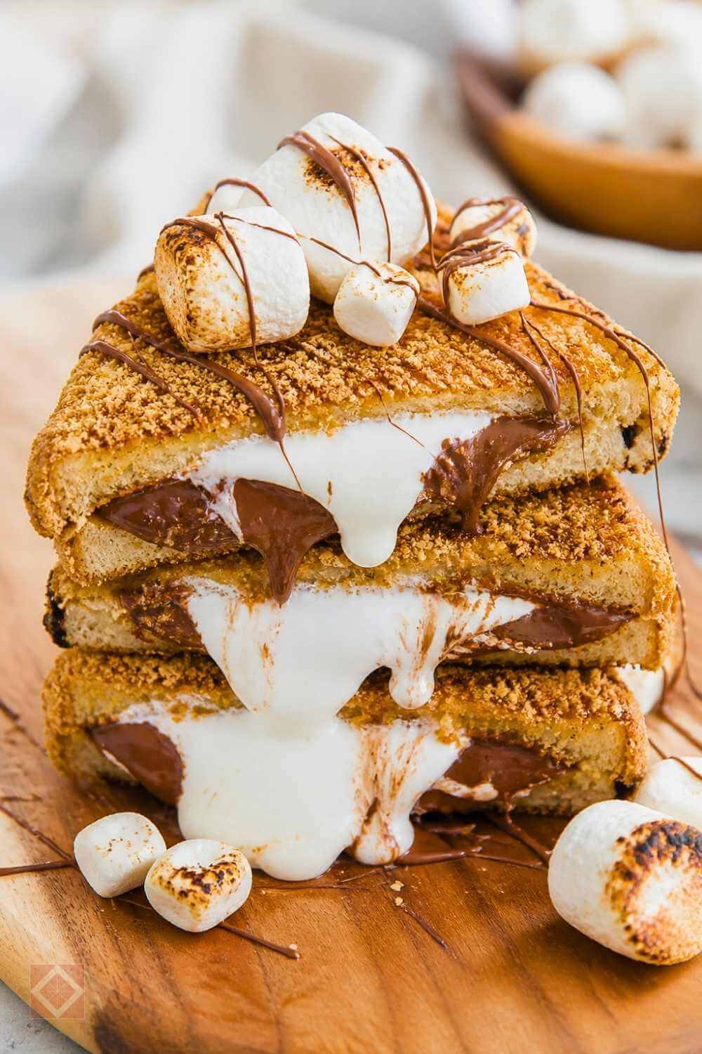 High-Protein Nutella S’mores French Toast 4 High-Protein Nutella S’mores French Toast - High Protein nutella Smores French Toast