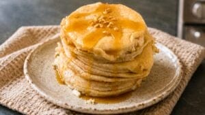 Thick & Fluffy Vegan High-Protein Pancakes: A Delicious Breakfast Treat - high protein pancakes 2